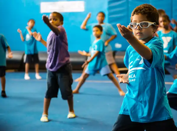 Martial Arts at the Cross Island YMCA summer camp.