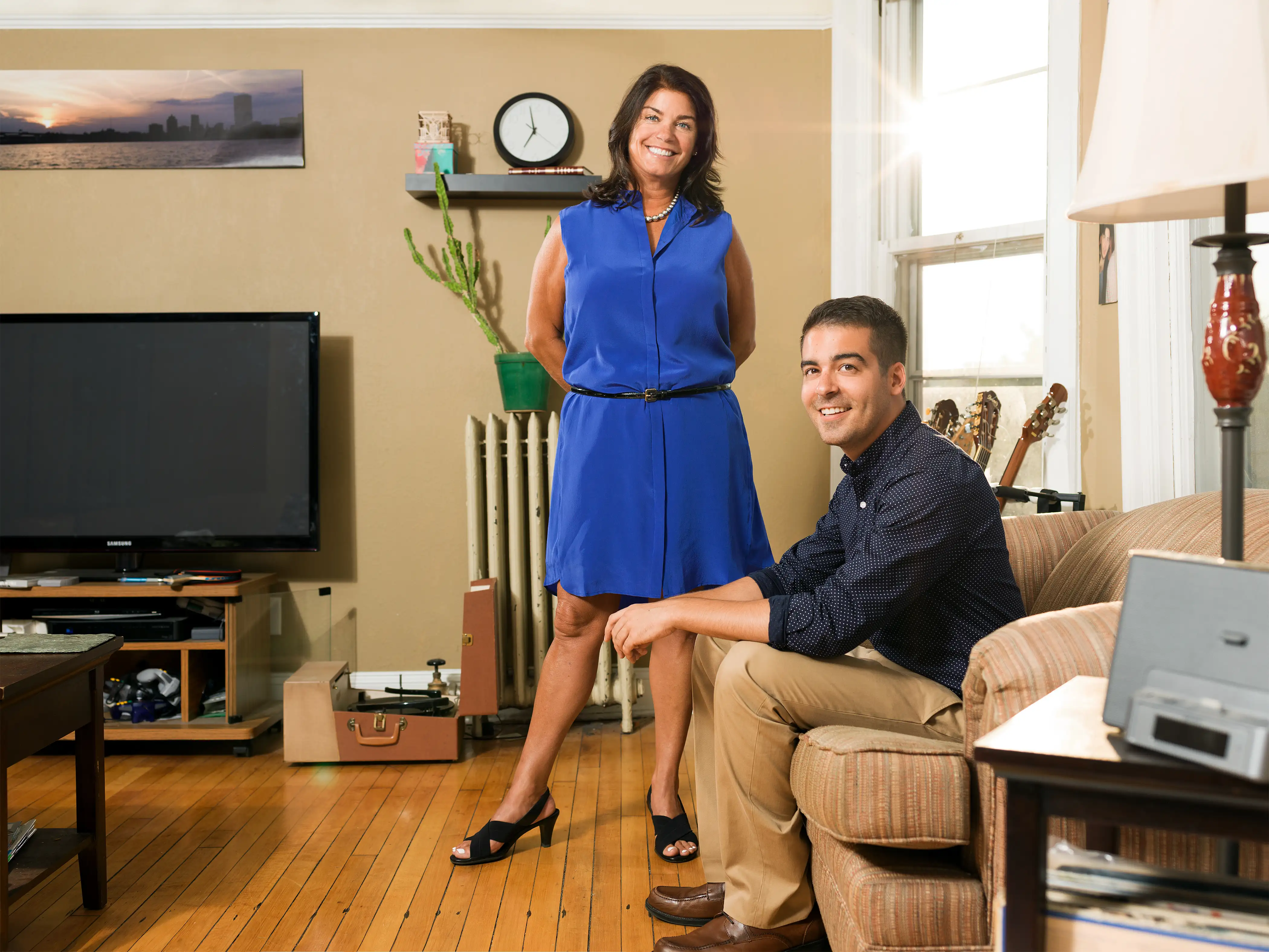 Maureen Kolb, 53, and son Danny, 25. Watching her son string out the one class he needed to get his BA for months without working, Mom got fed up and told him to get out and not come back until he had a job. Three days later, he was employed.  I had to get angry before I did something,  Maureen says. Adds Danny,  I grew up a lot between 23 and 25.