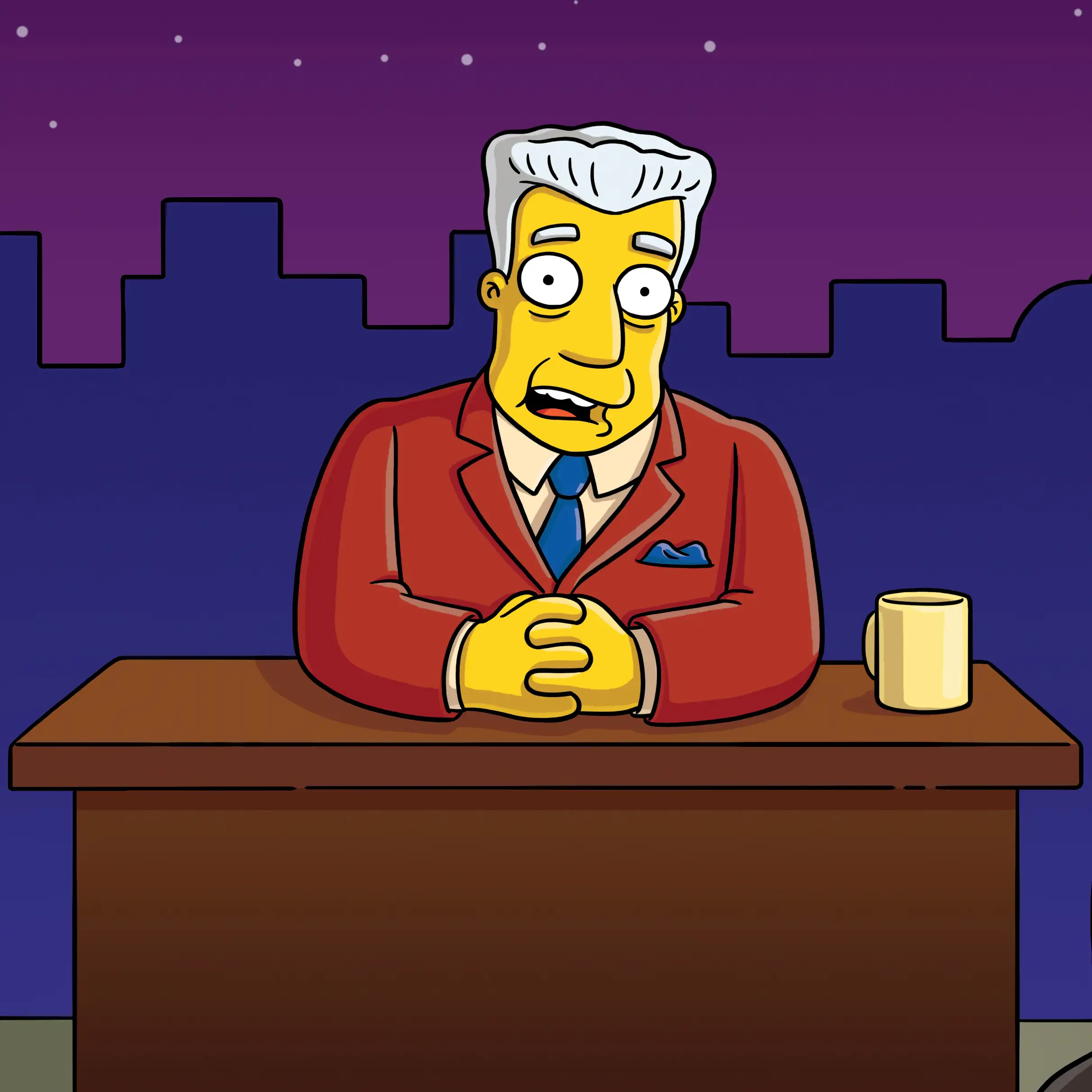 Kent Brockman on THE SIMPSONS