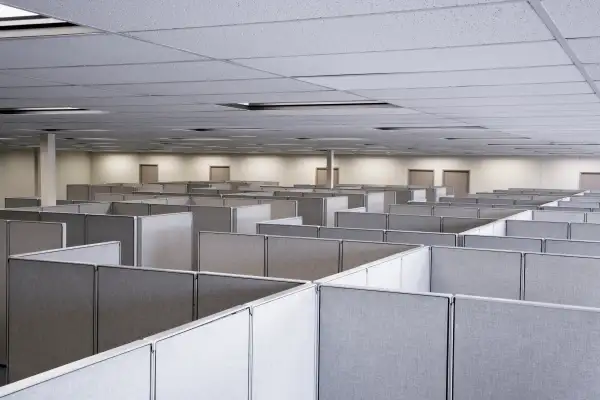 empty cubicles