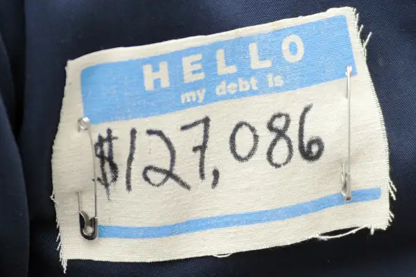 Hello my debt is $127,086 name label