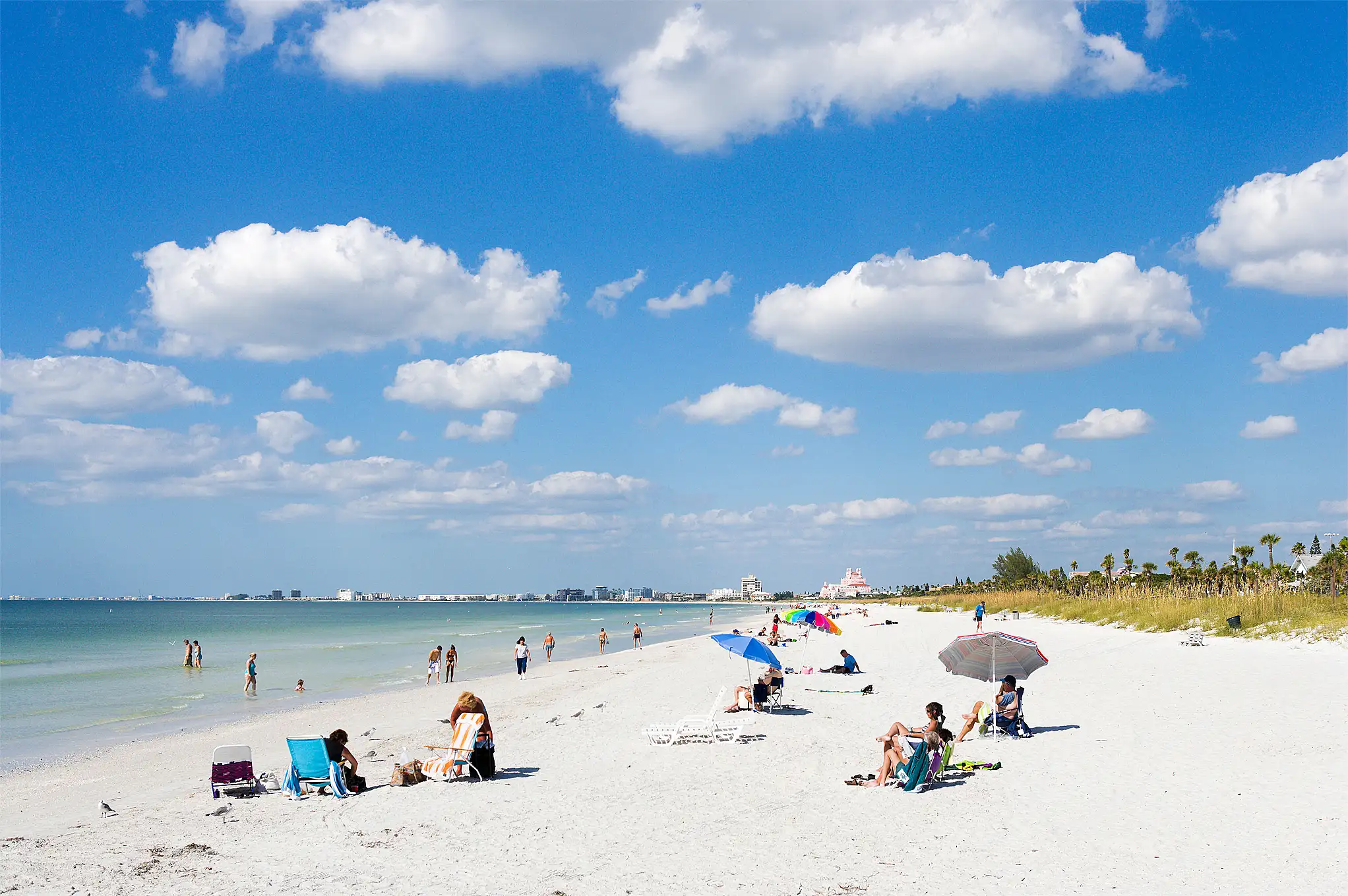 Beach at Pass a Grille, St Pete Beach, Gulf Coast, Florida, USA.