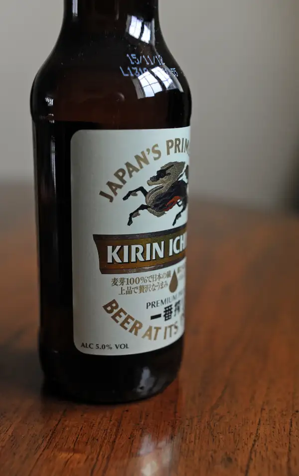 Japanese Kirin Ichiban beer