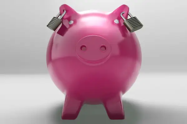 piggy bank with locks for earrings