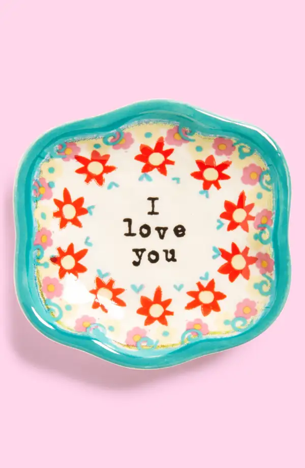'I Love You' Ceramic Trinket Dish, available at Nordstrom