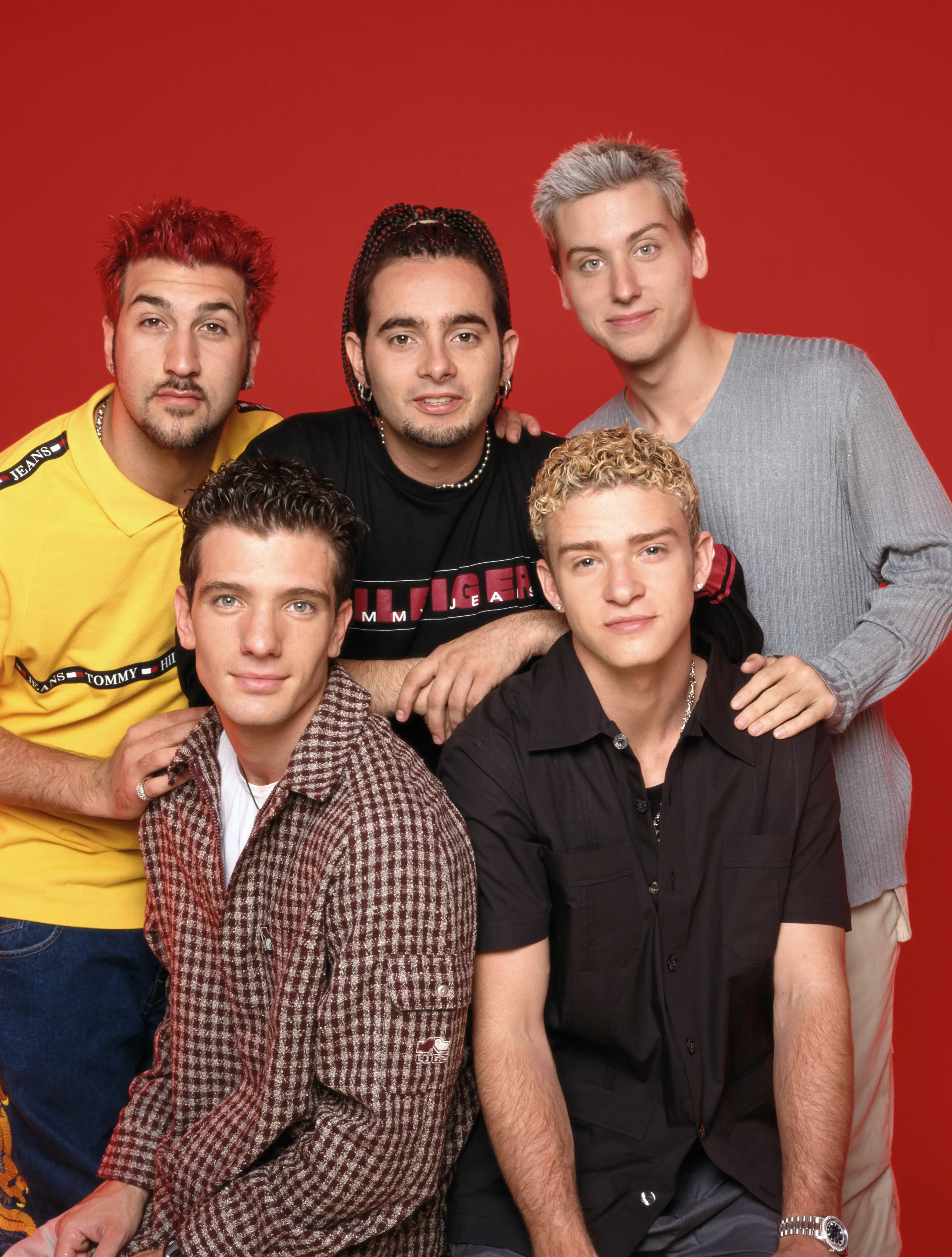 American boy band 'N Sync, circa 2000.