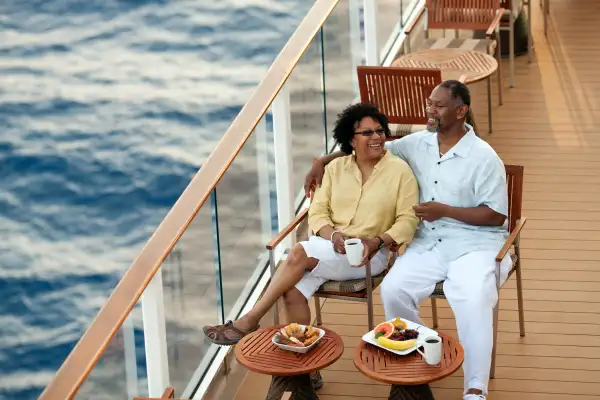 couple on deck of boat