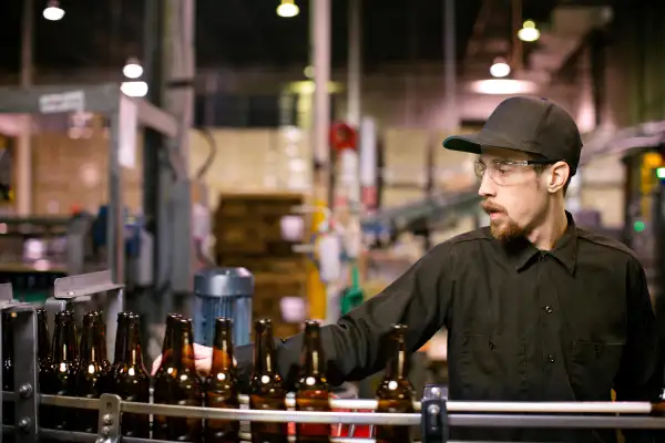 Assembly Line Worker in Brewery