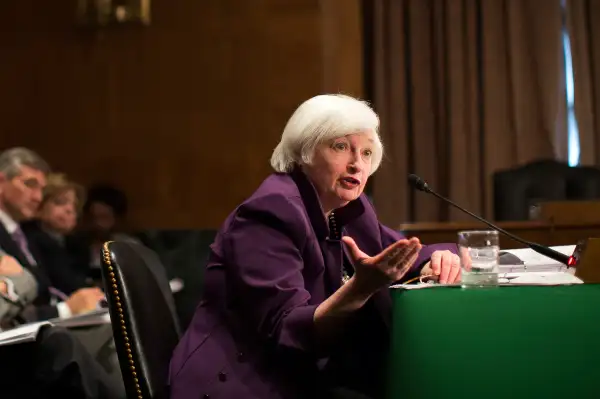 Janet Yellen, chair of the U.S. Federal Reserve, speaks during her semiannual report on the economy to the Senate Banking Committee in Washington, D.C. on July 16, 2015.
