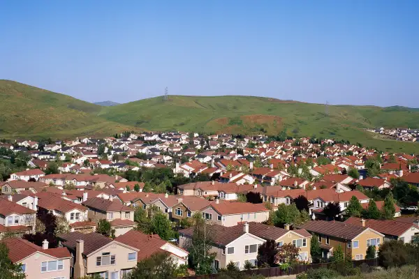 Housing development near Dublin, California