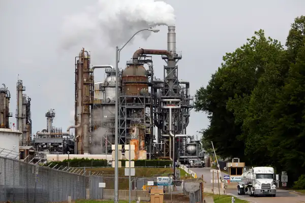 A Valero Energy Corp. oil refinery stands in Memphis, Tennessee, on April 27, 2015.