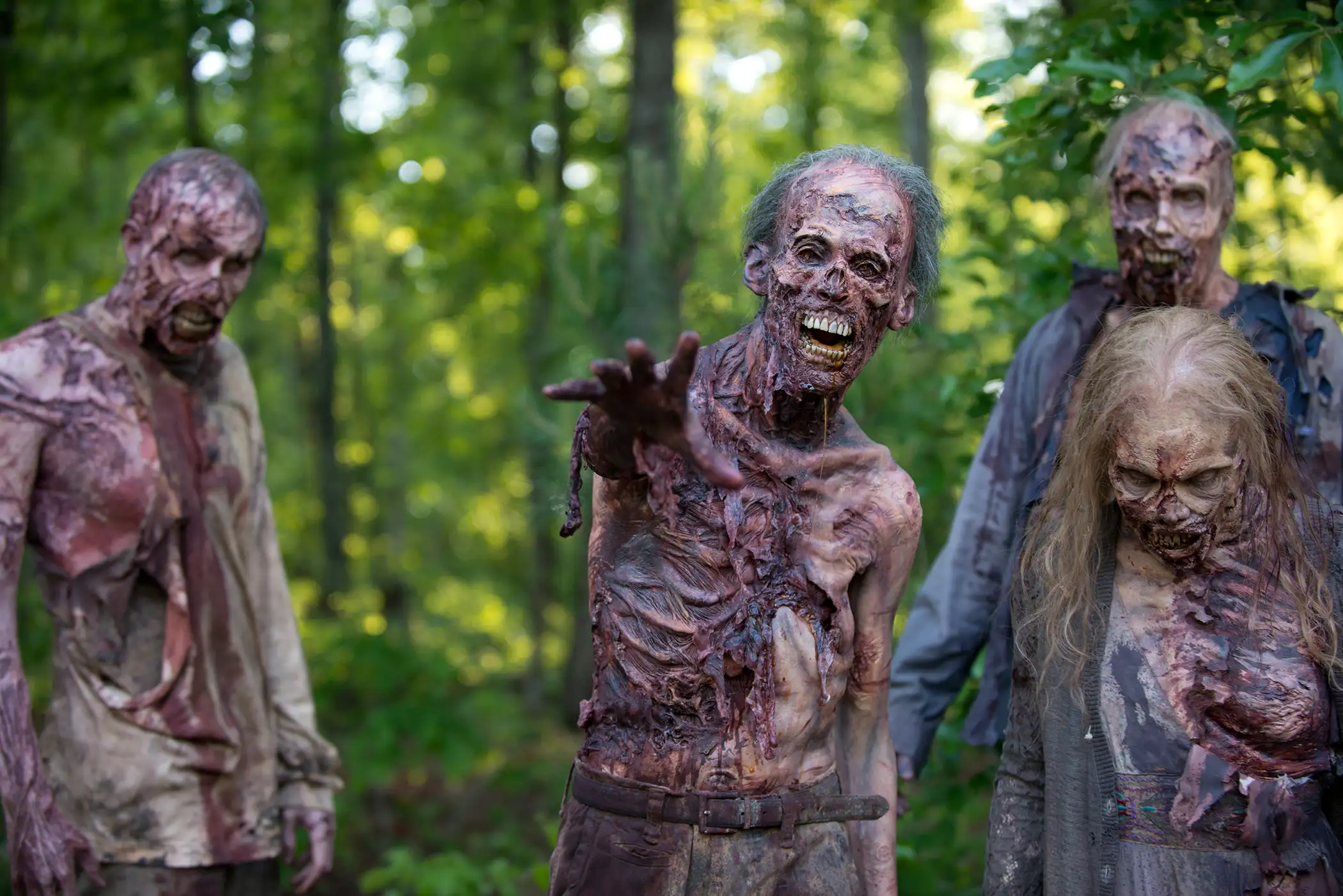 Walkers in “The Walking Dead” Season 6, Episode 1