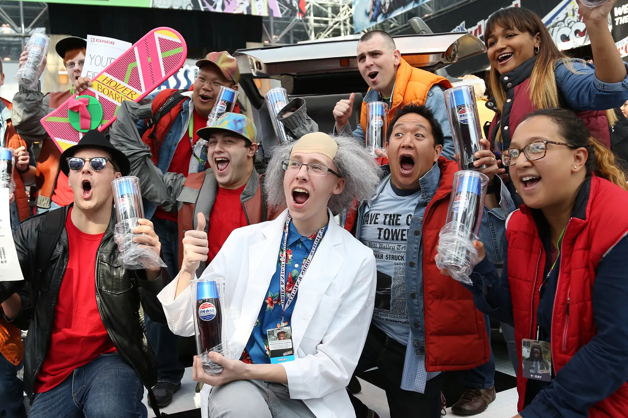 Pepsi Perfect celebrates the 30th anniversary of Back to the Future with a replica Café 80’s space at New York Comic Con.