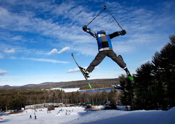 Shawnee Peak ski resort in Bridgton, Maine.