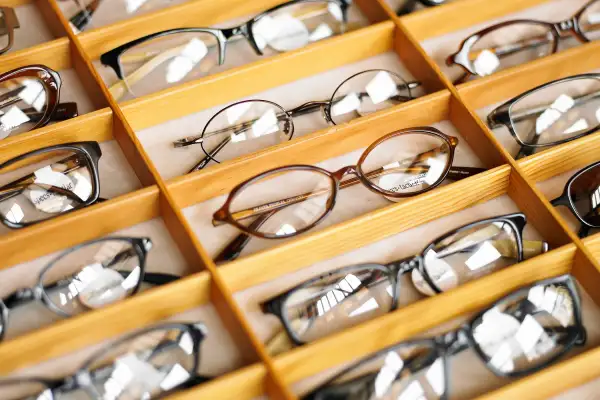 case of glasses