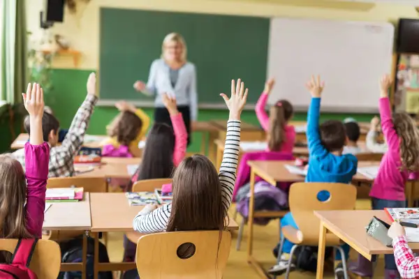 Elementary school classroom