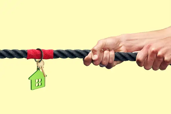 tug of war with house keys