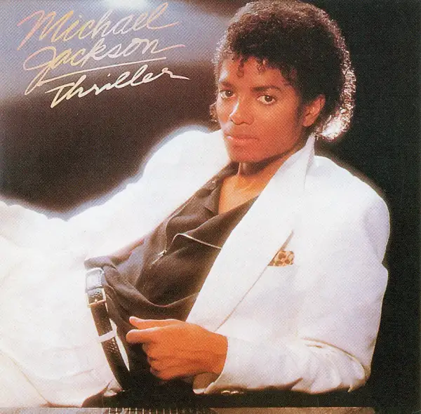 Michael Jackson Thriller album cover, 1982