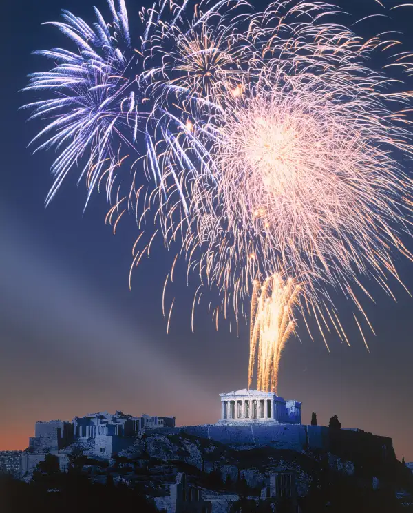 Athens on New Year's Eve