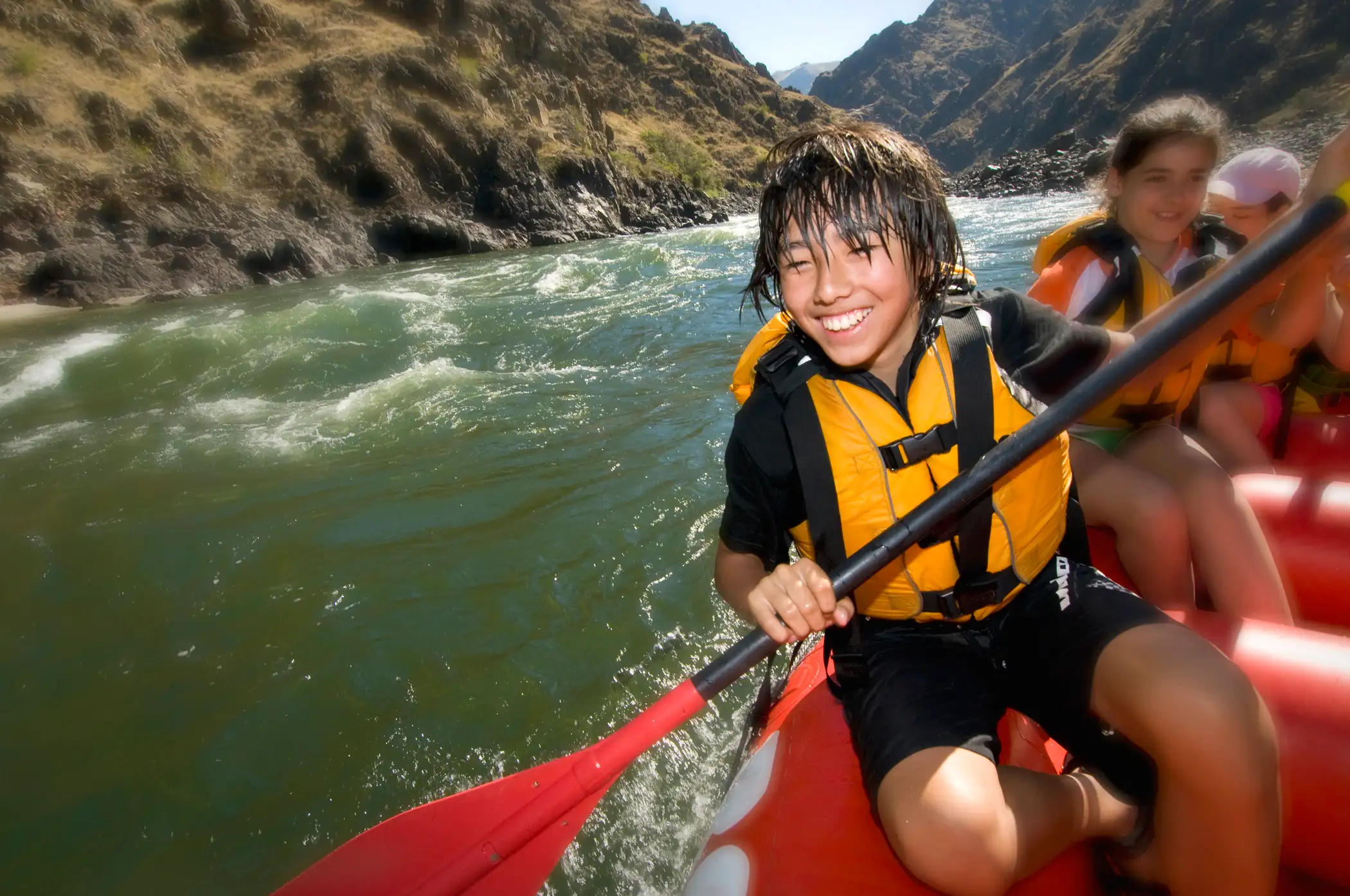 White-water rafting on the middle fork Salmon river