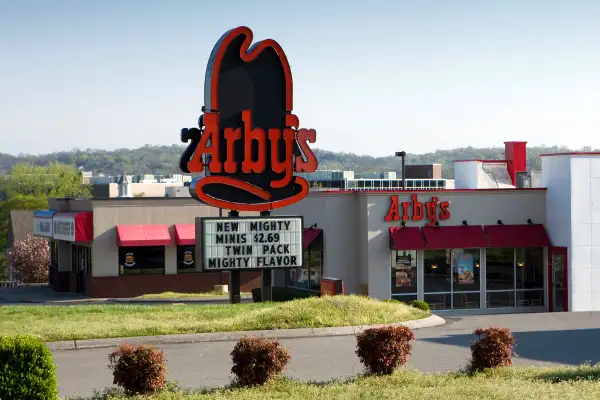 A view of an Arby's restaurant in Nashville, Tennessee