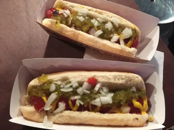 This February 9, 2016, photo, shows a Burger King  classic  hot dog at a media event to introduce the restaurant's new menu item, in New York.