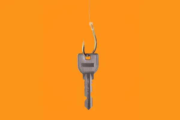 house key on hook