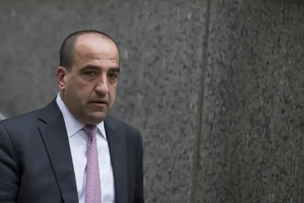 Former investment adviser at JPMorgan Chase &amp; Co Michael Oppenheim exits U.S. federal courthouse in Manhattan, New York November 5, 2015.