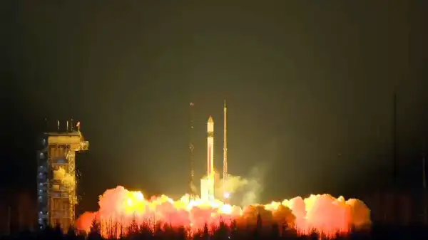 This video grab shows the Sentinel-3A ‚Äì the first in the two-satellite Sentinel-3 mission ‚Äì lifted off on a Rockot launcher from the Plesetsk Cosmodrome in northern Russia at 17:57 GMT (18:57 CET) on 16 February 2016. Carrying a suite of cutting-edge instruments, Sentinel-3 will measure systematically Earth‚Äôs oceans, land, ice and atmosphere to monitor and understand large-scale global dynamics. It will provide essential information in near-real time for ocean and weather forecasting. The mission is based on a two identical satellites orbiting in constellation for optimum global coverage and data delivery. For example, with a swath width of 1270 km, the ocean and land colour instrument will provide global coverage every two days --