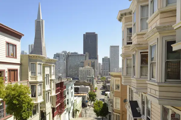 View from North Beach, San Francisco, California