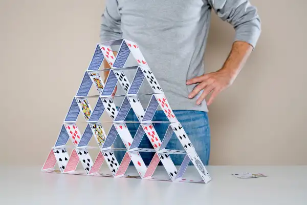 person who built card house
