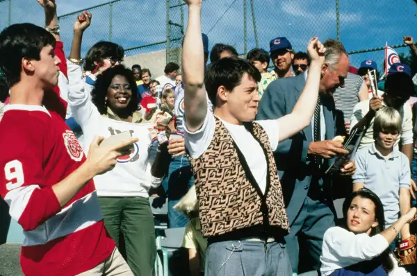 Alan Ruck, Matthew Broderick and Mia Sara in FERRIS BUELLER’S DAY OFF (1986)