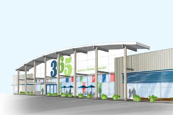 Rendering of 365 by Whole Foods Market, Silver Lake, California, Opening May 25, 2016