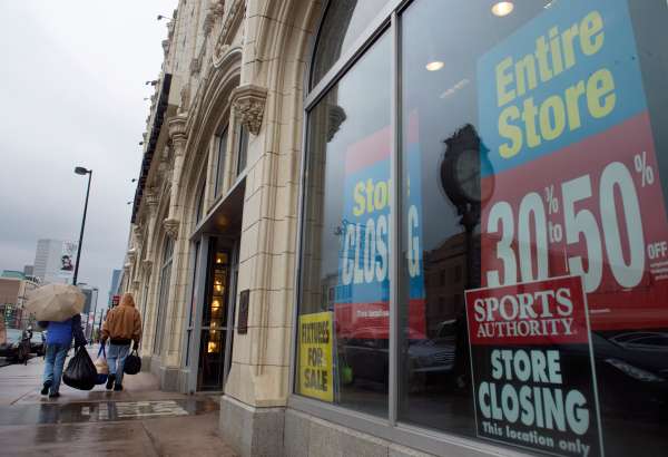 Sport Authority will go to auction.