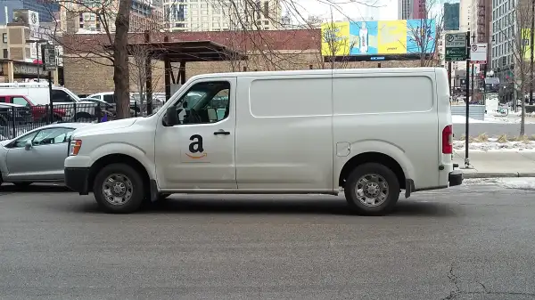 Amazon Truck In Chicago