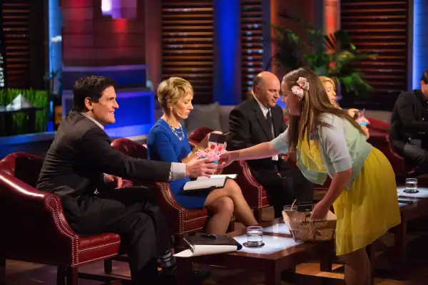 Investors Mark Cuban, Barbara Corcoran and Kevin O'Leary consider a funding proposal on an episode of ABC's  Shark Tank.