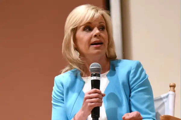 Gretchen Carlson speaks Women at the Top: Female Empowerment in Media Panel at the 2016 Greenwich International Film Festival on June 12, 2016 in Greenwich, Connecticut.