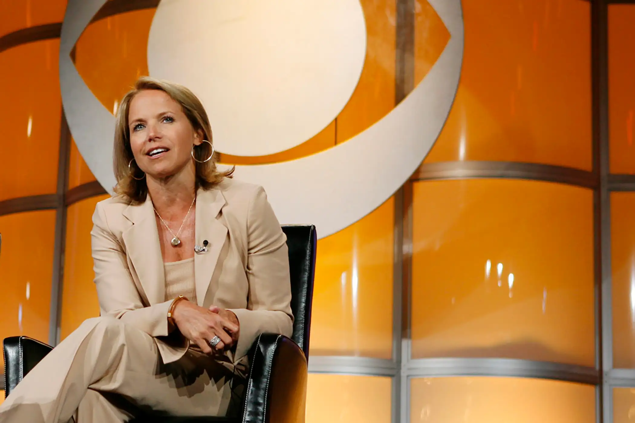 Katie Couric, CBS News anchor and correspondent, answers questions from members of the press about Couric's upcoming season of the  CBS Evening News with Katie Couric  in Pasadena, Calif., Sunday July 16, 2006.