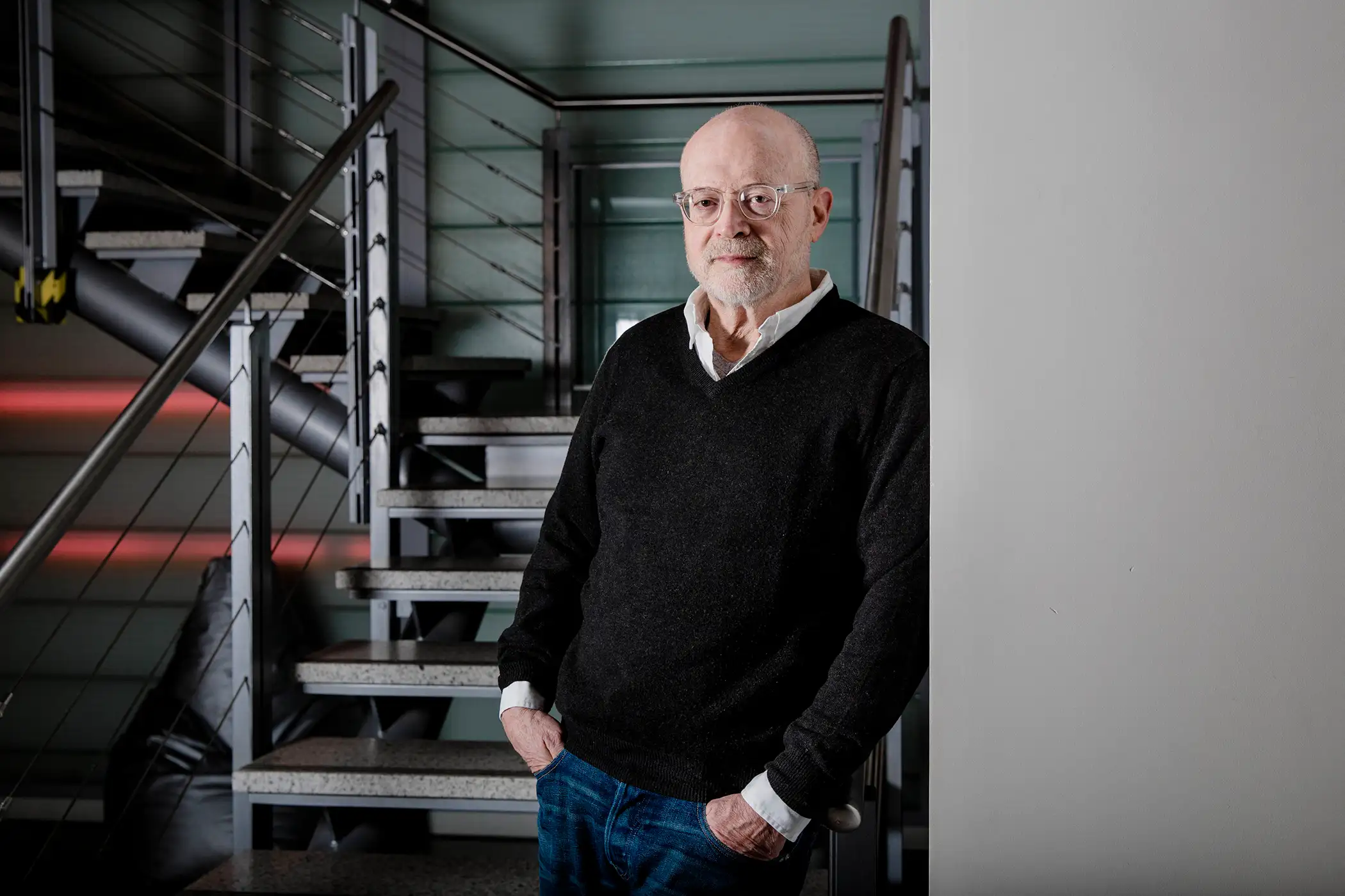 Mickey Drexler, chief executive officer of J. Crew Group Inc., poses for a photograph following a Bloomberg Television interview in Paris, France, on March 5, 2015.