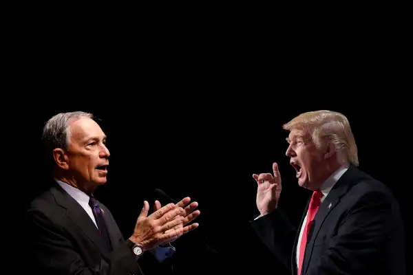 Michael Bloomberg facing off against Donald Trump