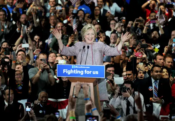 Hillary Clinton Primary Election Night - NYC