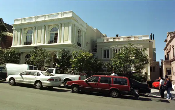 San Francisco Ca Ann And Gordon Getty's Mansion In The Exclusive Pacific Heights Area W