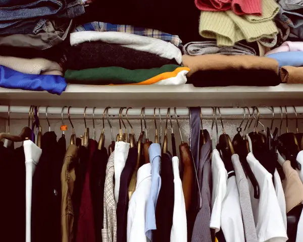 closet of clothes