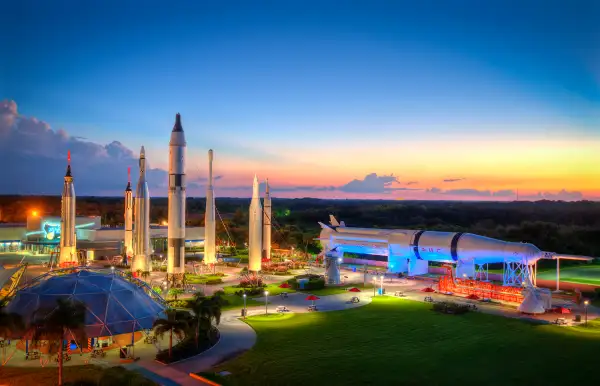 America’s history in space is laid out before your very eyes in the majestic Rocket Garden.