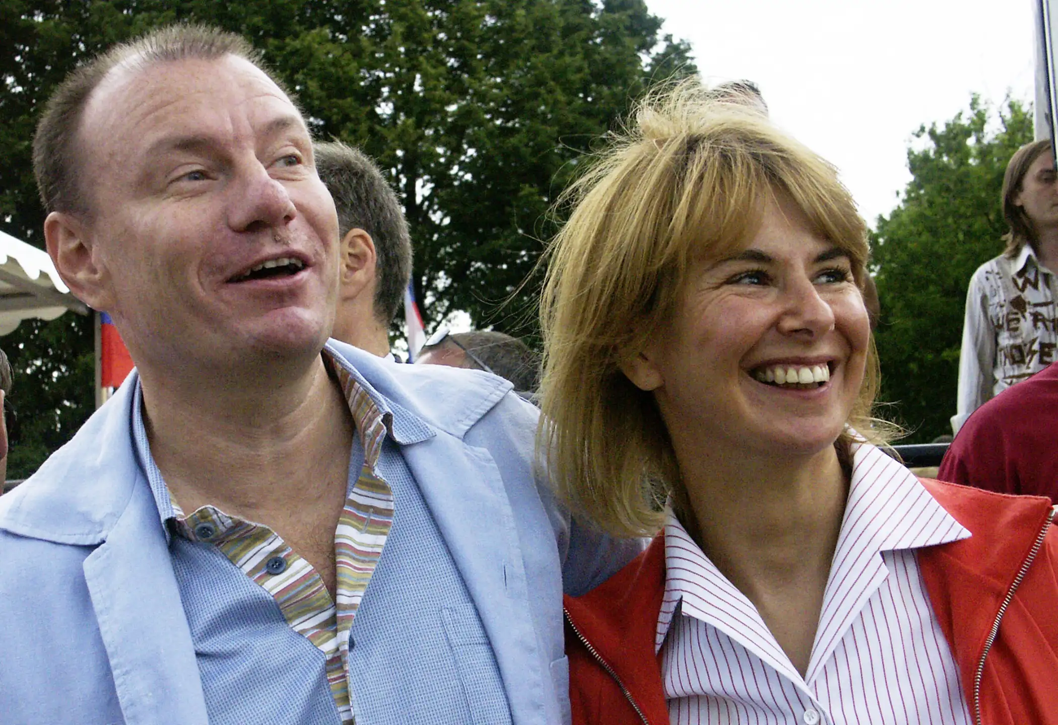 Vladimir Potanin with wife Natalia Potanina at