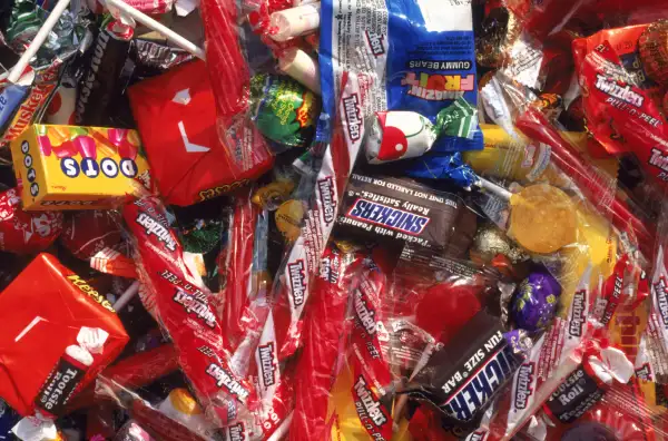 Assortment of candy