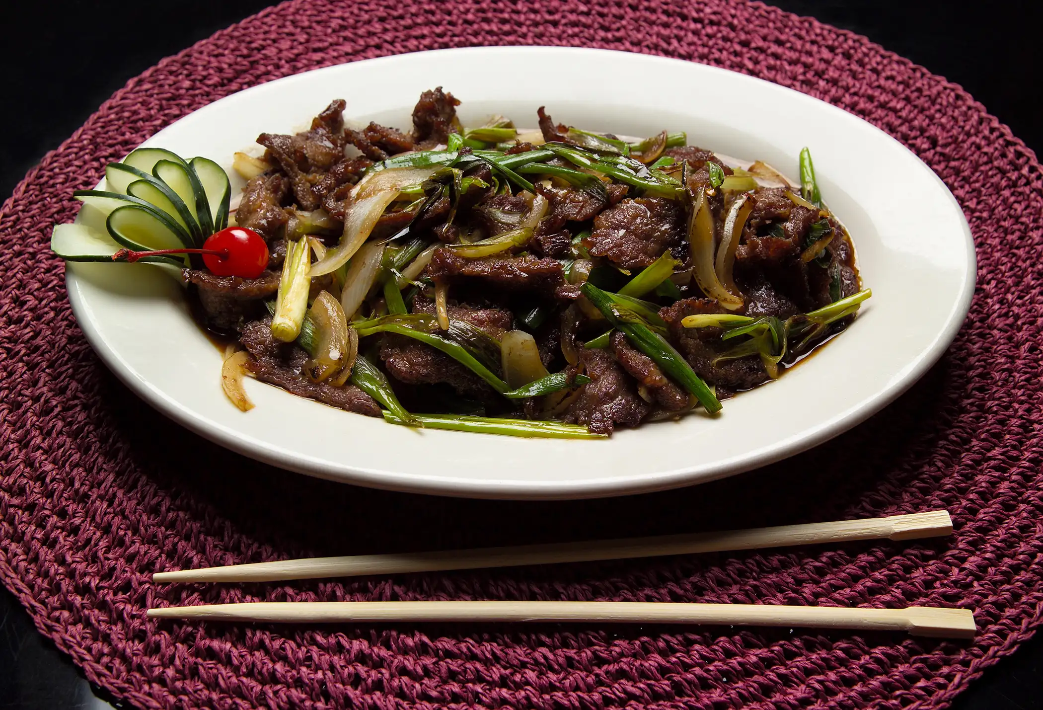 Mongolian beef.