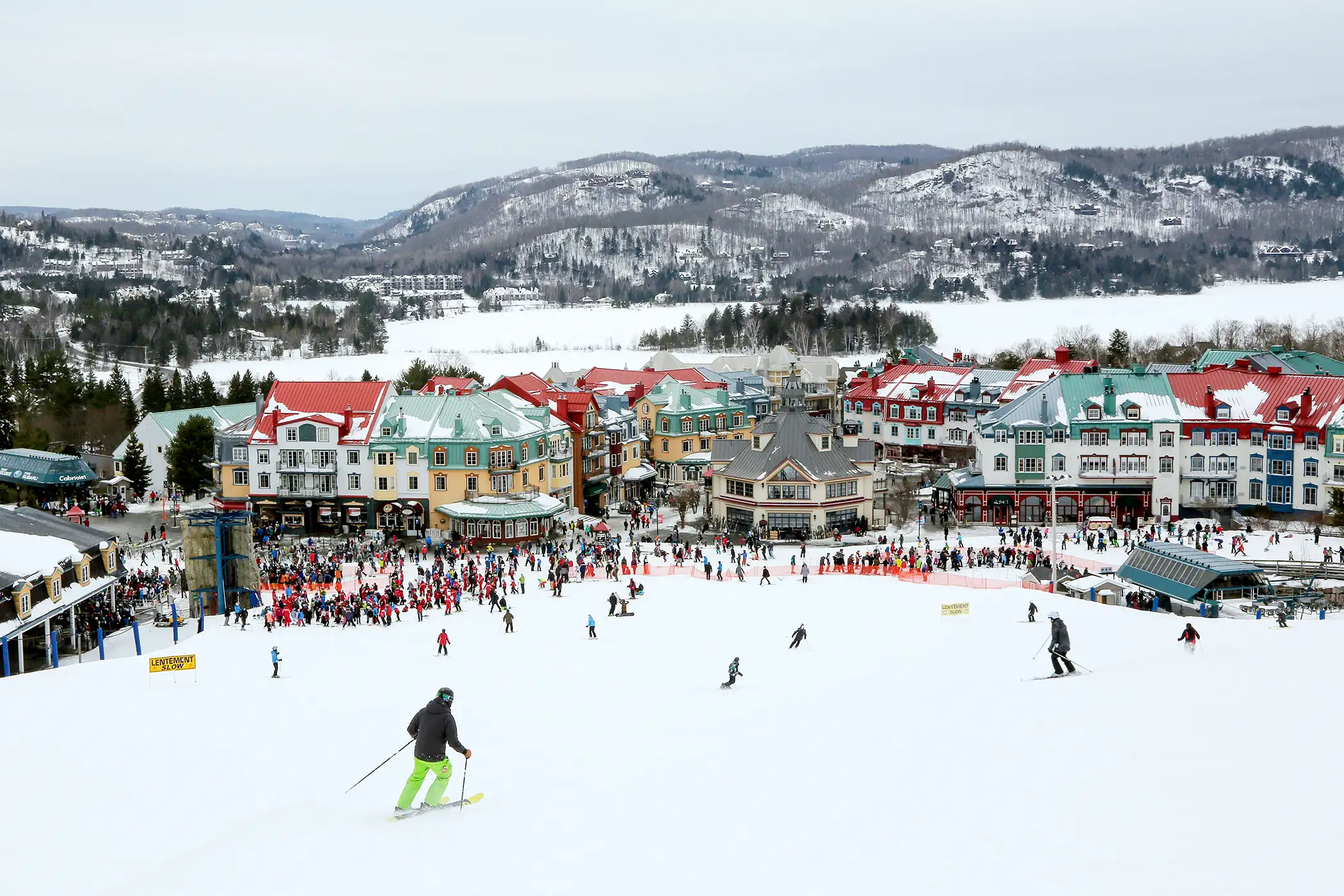 Skiing at Mt Tremblant