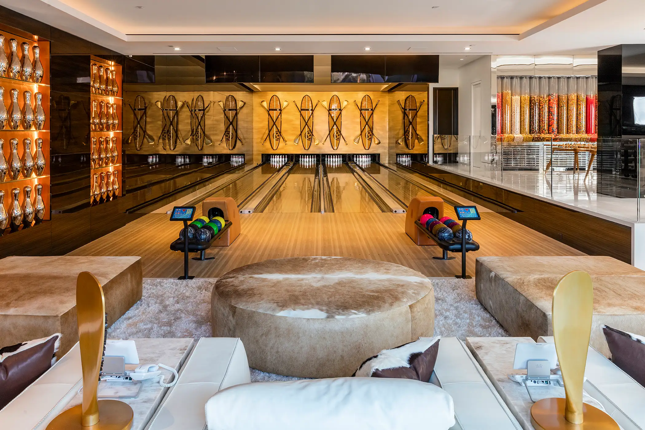 $250 Million Bel Air Home Bowling Alley