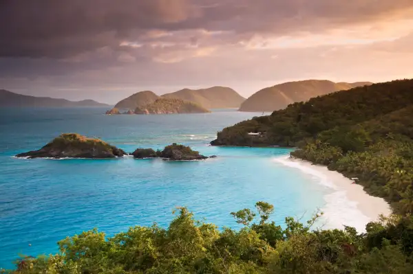 Caribbean, US Virgin Islands, Virgin Islands, St. John, National Park, Trunk Bay